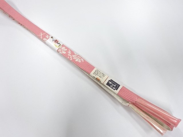 JAPANESE KIMONO / UNUSED KOREI HAND-TIED OBIJIME